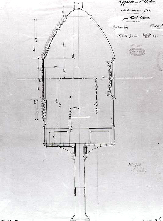 First Order Fresnel Lens Designed for Block Island Southeast Light