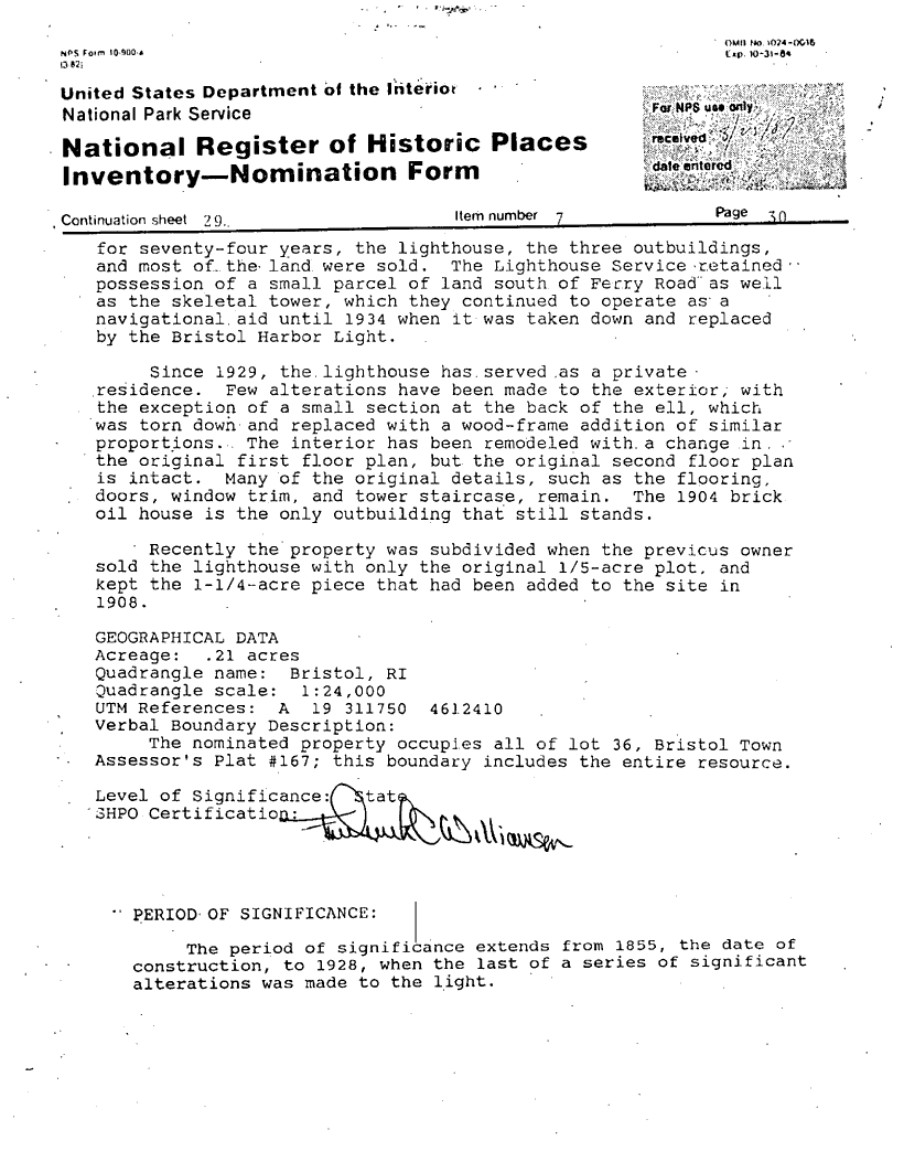 National Register of Historic Places Inventory Nomination Form - page 4