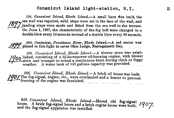 Conanicut Island Light - Lighthouse Board Clipping Files - page 2