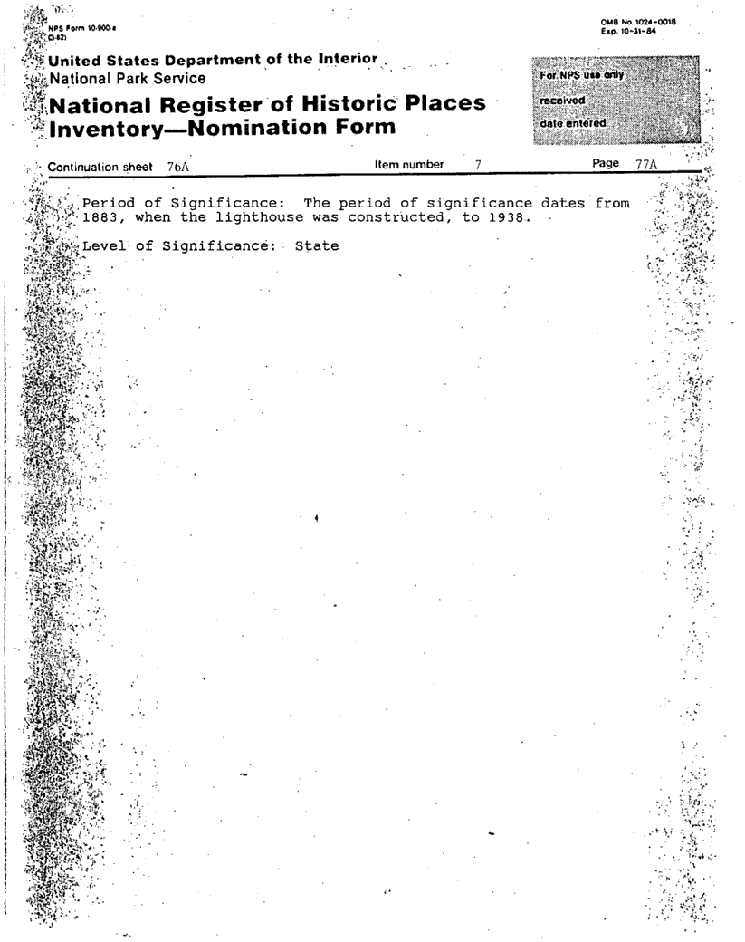 National Register of Historic Places Inventory Nomination Form - page 6