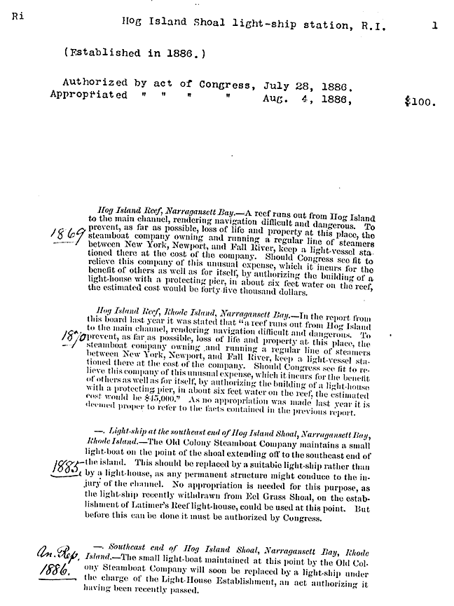 Hog Island Shosl Lightship LV-12 - Lighthouse Board Clipping Files-page 1