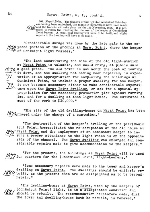 Nayatt Point Lighthouse Board Clipping Files-page 3