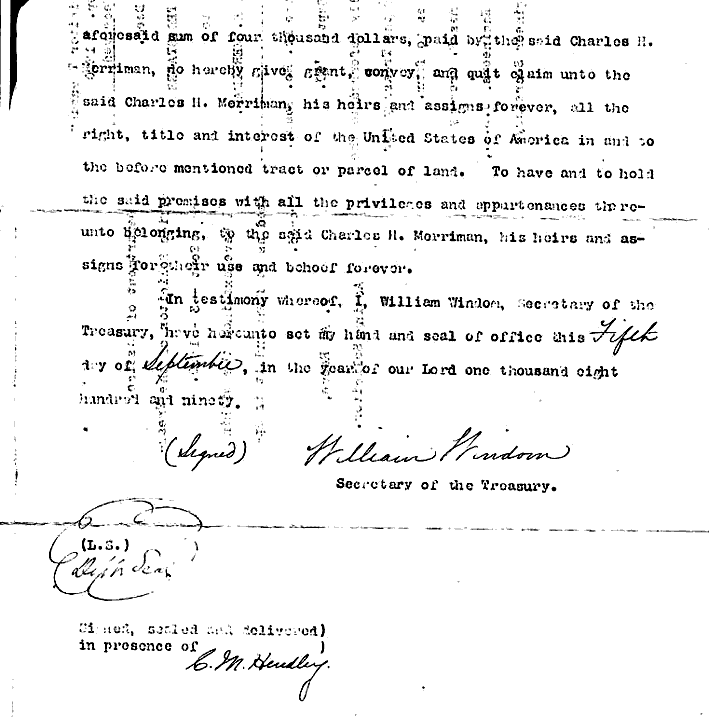 Nayatt Point Lighthouse Letter of Sale - page 2