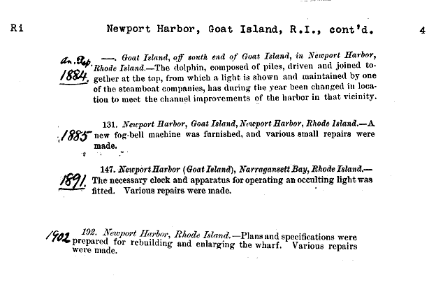 Newport Harbor Light - Lighthouse Board Clipping Files - page 4