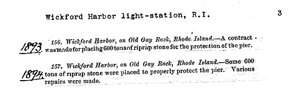 Wickford Harbor Light - Lighthouse Board Clipping Files - page 3
