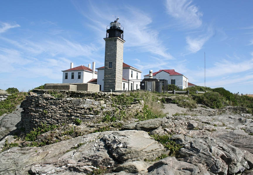 Foundation of 1749 Beavertail Lighthouse