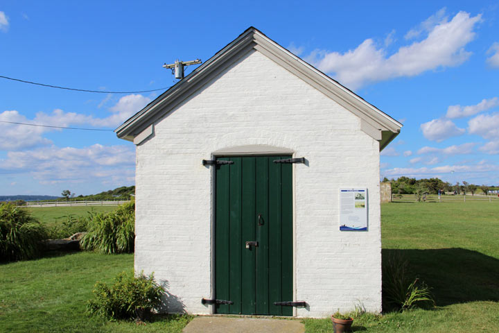 Beavertail Lighthouse Oil Storage Building 2013