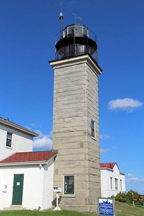 Beavertail Lighthouse Tower Information Panel