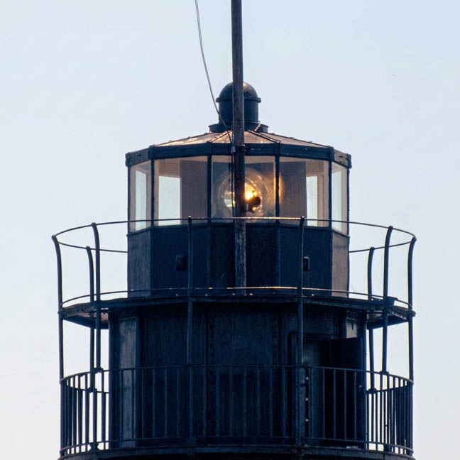 Beavertail Lighthouse's Lantern and DCB 24 Light