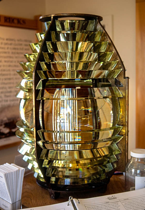 Beavertail Lighthouse's Fourth Order Fresnel Lens