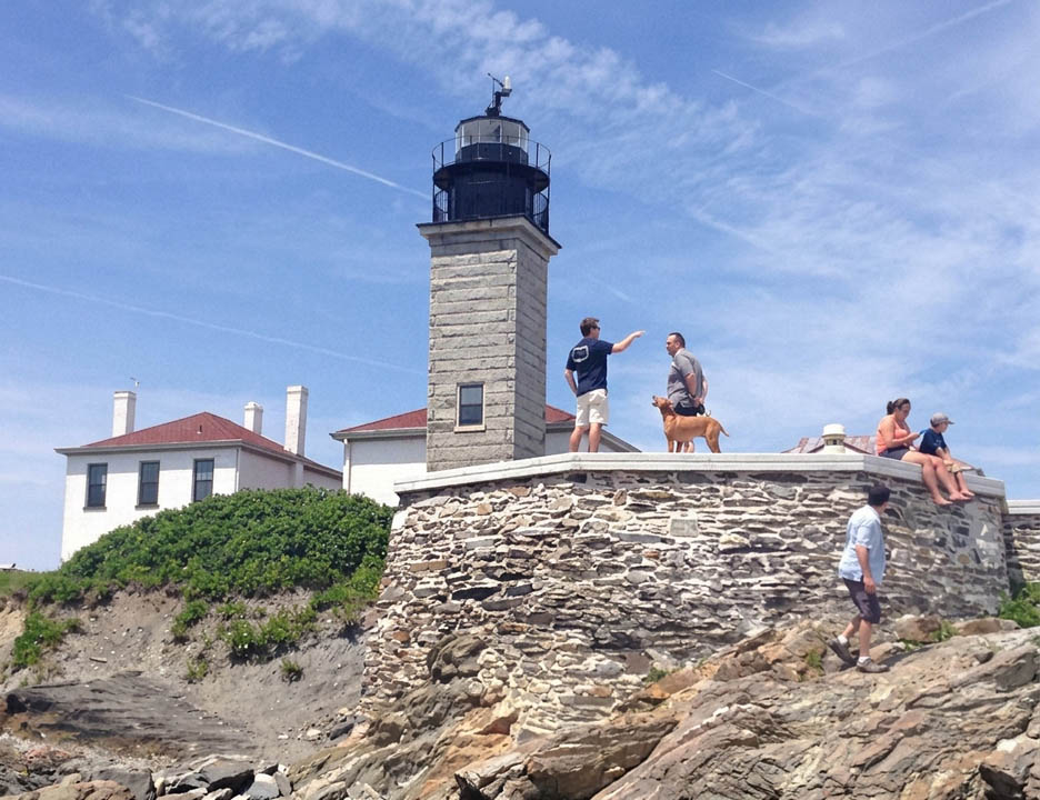 Foundation of 1749 Beavertail Lighthouse