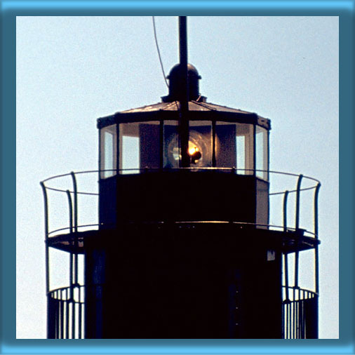 Beavertail Lighthouse's Lantern and DCB 24 Light