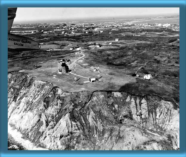 Aerial view of Block Island Southeast Lighthouse 1962