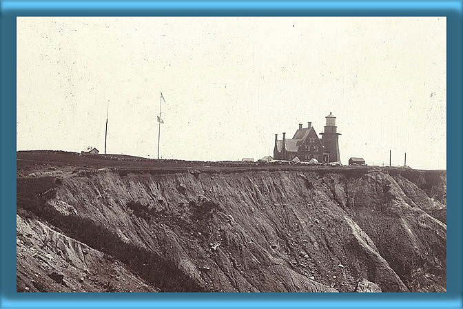 Block Island Southeast Lighthouse and Fog Signal 1880's