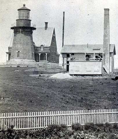 Block Island Southeast Lighthouse's 1873 Fog Signal Building