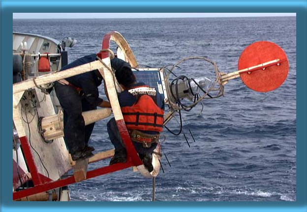Coast Guard Seamen Repairing a 9X35LWR Buoy