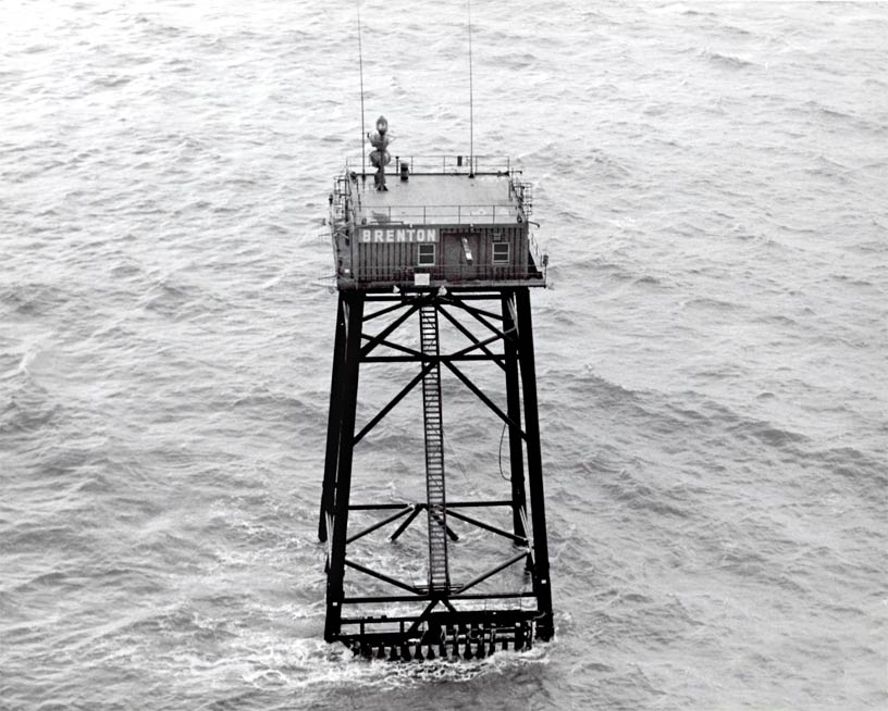 Brenton Reef Offshore Light Station in 1975