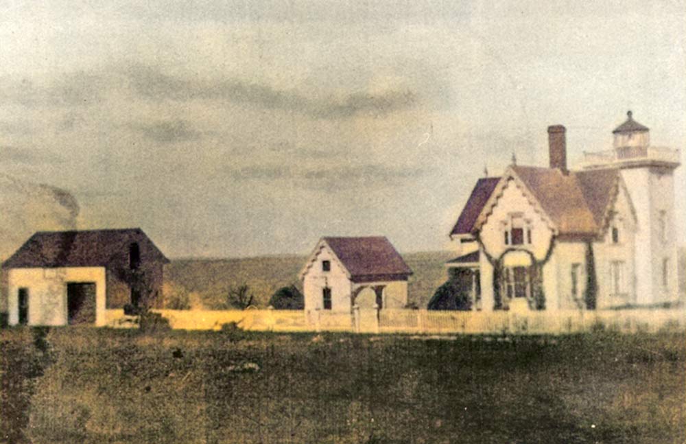 Conanicut Lighthouse and Storage Buildings