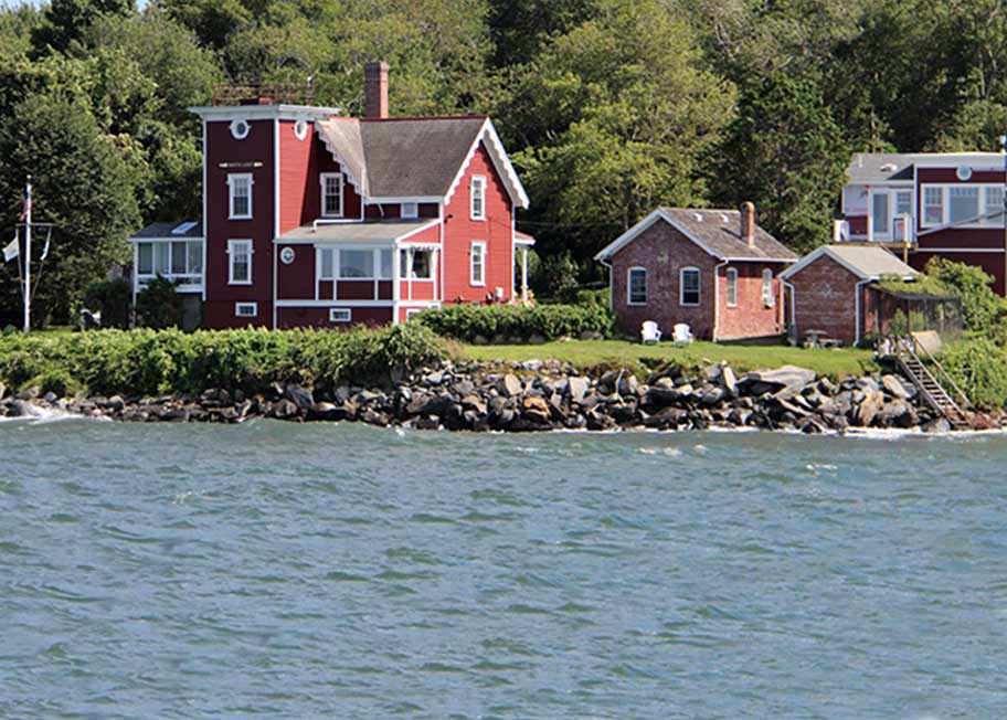 Conanicut Lighthouse and Storage Buildings