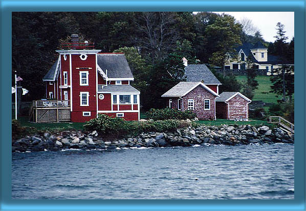 Conanicut Lighthouse and Storage Buildings