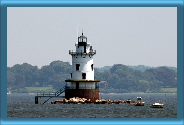 West side of Conimicut Point Lighthouse