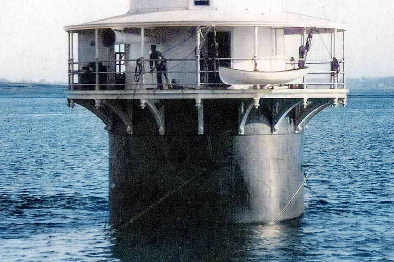 Hog Island Shoal Lighthouse and Keeper