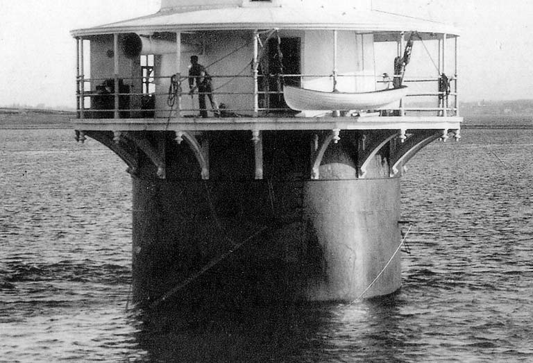 Hog Island Shoal Lighthouse and Keeper