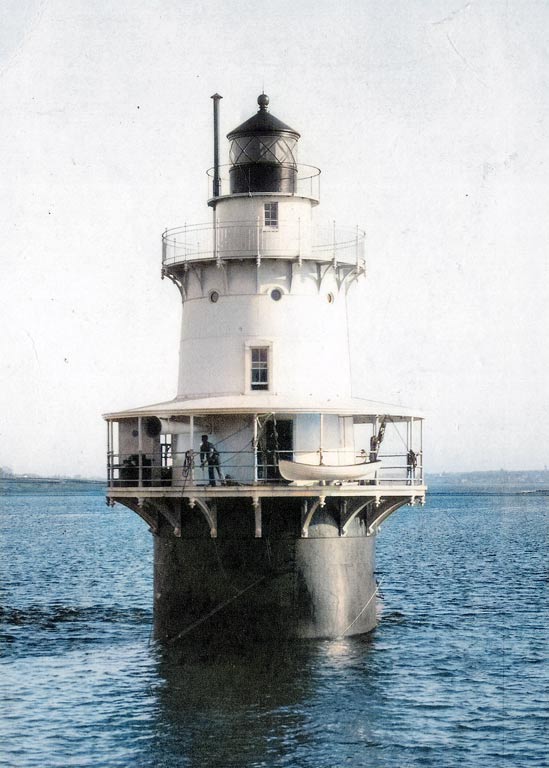 Hog Island Shoal Lighthouse and Keeper