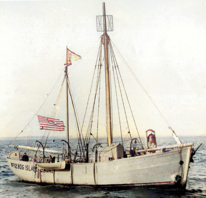 Hog Island Shoal Lightship LV-12