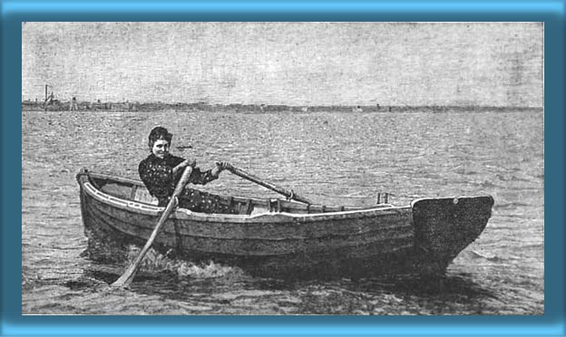 Ida Lewis In Her Rowboat