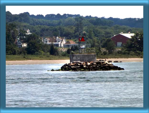 Musselbed Shoals Lighthouse's Base and Skeleton Tower