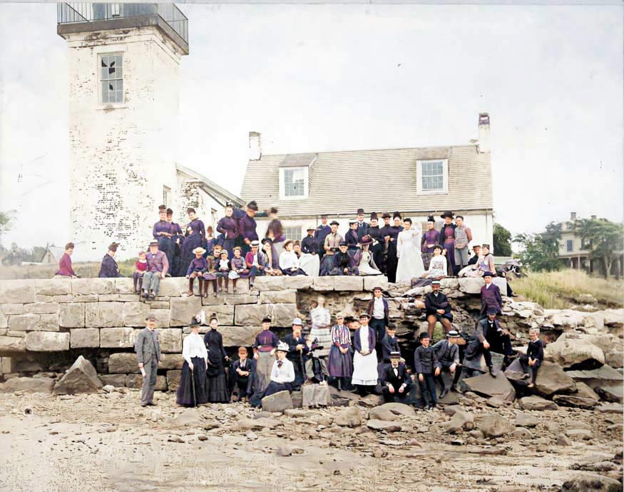 Nayatt Point Lighthouse Early 1890s