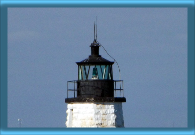 Newport Harbor Lighthouse's Lantern and 300mm Lens