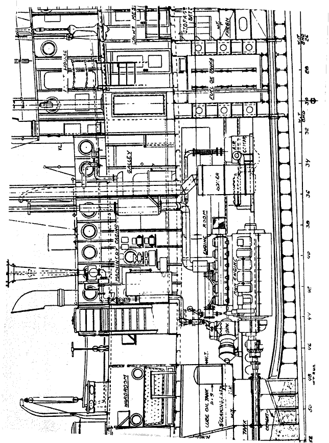 Brenton Reef Lightship LV-102/WAL-525 Interior Plan - Section 2