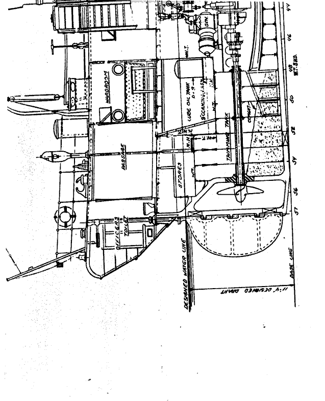 Brenton Reef Lightship LV-102/WAL-525 Interior Plan - Section 3