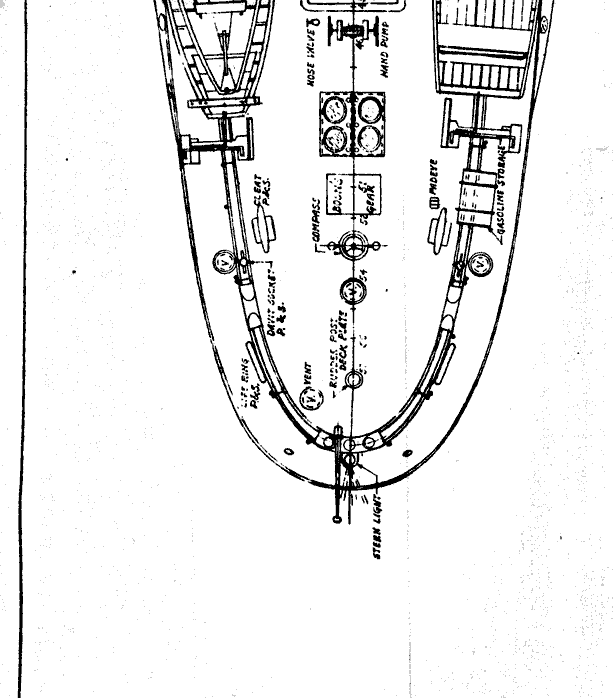 Brenton Reef Lightship LV-102/WAL-525 Upper Deck Plan - Section 3