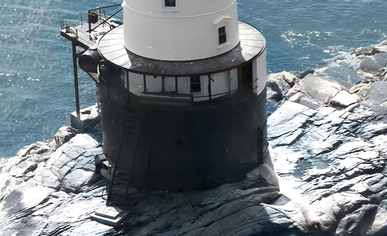 Sakonnet Point Lighthouse's Pier Deck