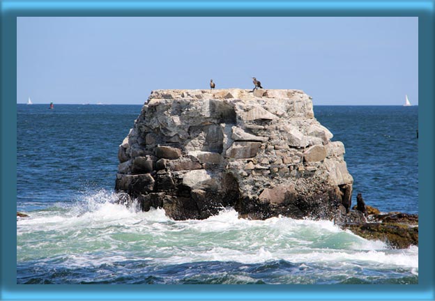 Whale Rock Lighthouse's Base