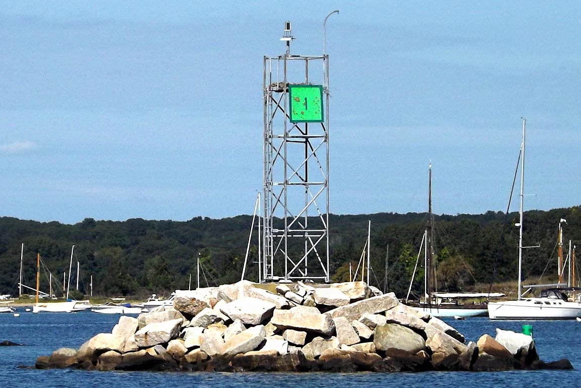 Wickford Harbor Lighthouse's Base