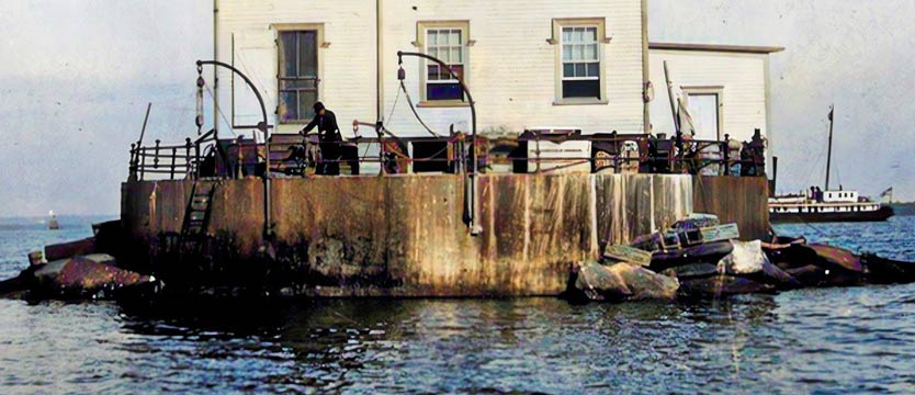 Wickford Harbor Lighthouse's First Floor