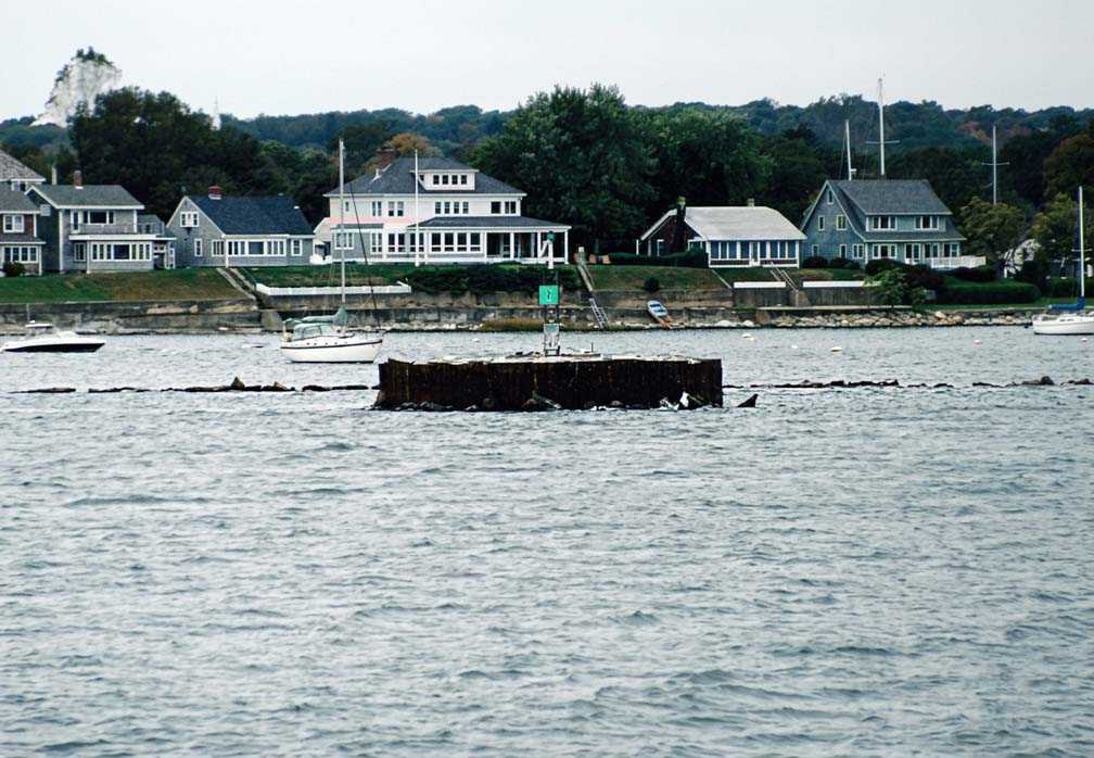 Wickford Harbor Lighthouse's Base