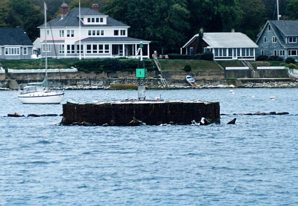 Wickford Harbor Lighthouse's Base