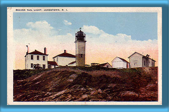 Beavertail Lighthouse Postcard
