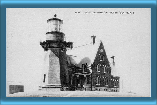 Block Island Southeast Lighthouse Postcard
