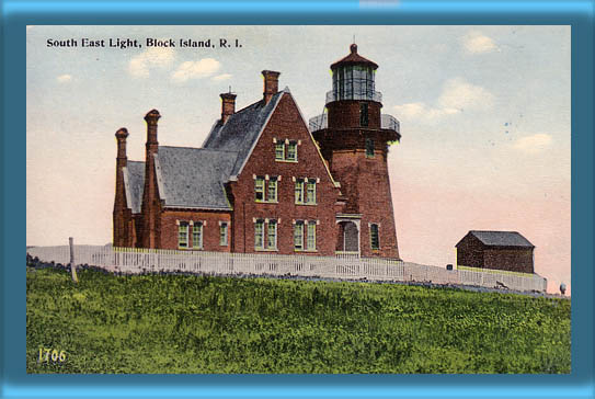 Block Island Southeast Lighthouse Postcard