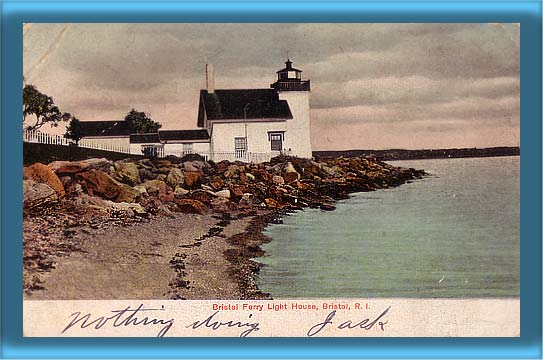 Bristol Ferry Lighthouse Postcard
