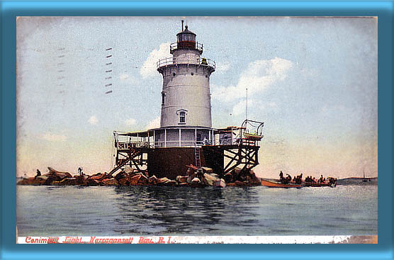 Conimicut Point Lighthouse Postcard