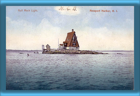 Gull Rocks Lighthouse Postcard