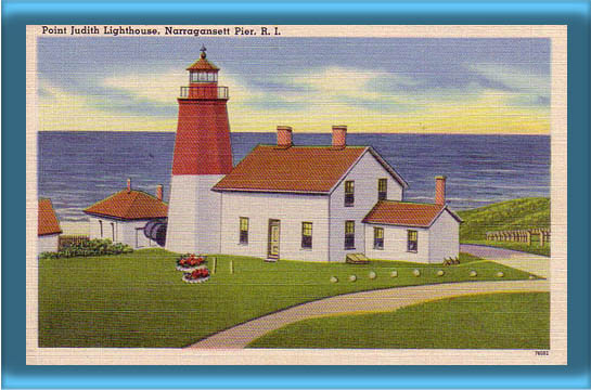Point Judith Lighthouse Postcard