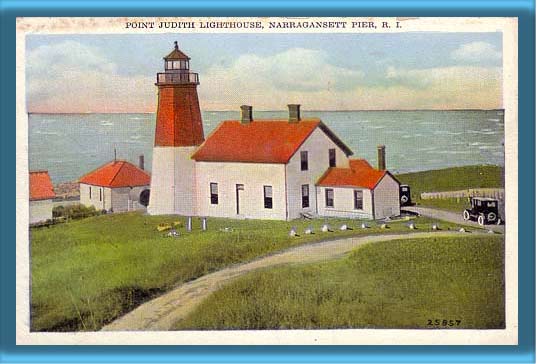 Point Judith Lighthouse Postcard